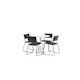 Spisegruppe Venture Home Hamden Ø80 cm med 4 Kenth Stoler
