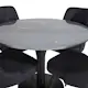 Spisegruppe Venture Home Estelle med 4 Vera Stoler Polyester