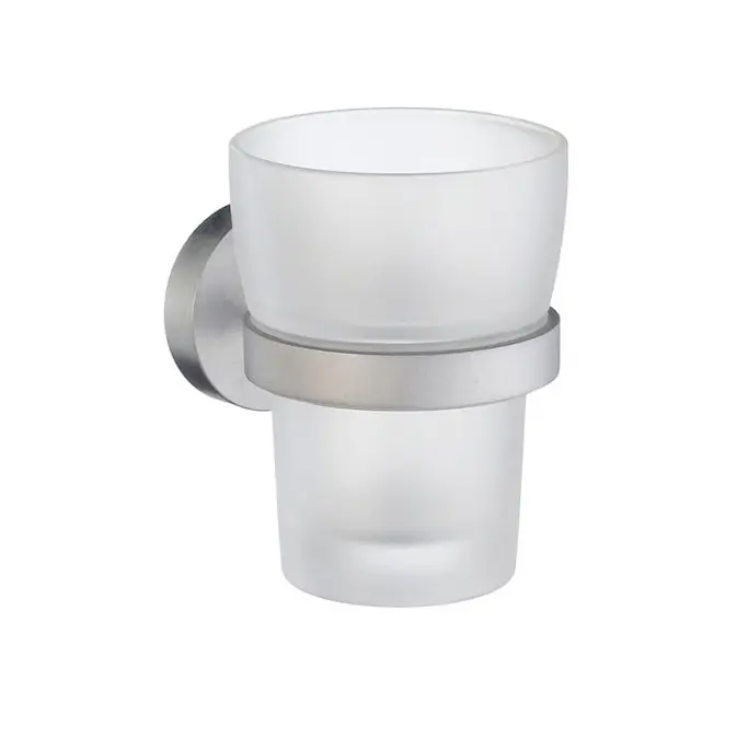 Tandborstglas Smedbo Home HS343 Krom/Frostat Glas