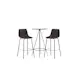 Spisegruppe Venture Home Bistro Ø60 cm med 2 stk Alexi Stoler