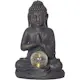 Solcelledekorasjon Star Trading Buddha LED Solcellelampe med Sensor