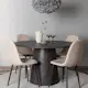 Spisegruppe Venture Home Lanzo Ø120 cm med 4 stk Polar Stoler