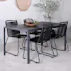 Spisegruppe Venture Home Bundy med 4 Levi Stoler