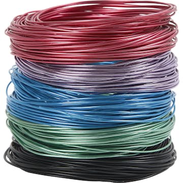 Bonzaitråd Creativ Company Ass Farger Tykkelse 1,5 mm 5 stk 20 m/1 Pk