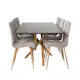Spisegruppe Venture Home Piazza med 6stk Windu Stoler