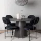 Spisegruppe Venture Home Lanzo Ø120 cm med 4 stk Stella Stoler