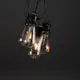 Lyslenke Gnosjö Konstsmide E27 10 LED Sort/Klar