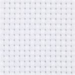 Broderistoff Creativ Company Aida Str 50x50 cm 35 Ruter pr 10 cm 1 stk Hvit