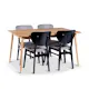 Spisegruppe Stenexpo Alborg med 4 Borgholm Stoler