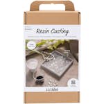 Hobbysett Creativ Company DIY Kit Resin Støping Firkantet Brett med Terrazzo