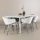 Spisegruppe Venture Home Silar 180 med 6 stk Evelina Stoler