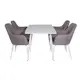Spisegruppe Venture Home Polar med 4stk Comfort Stoler