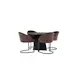 Spisegruppe Venture Home Bootcut Ø110 cm med 4 stk Evening Stoler