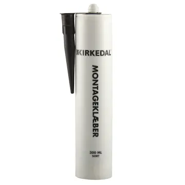 Monteringslim Kirkedal Black 300 ml