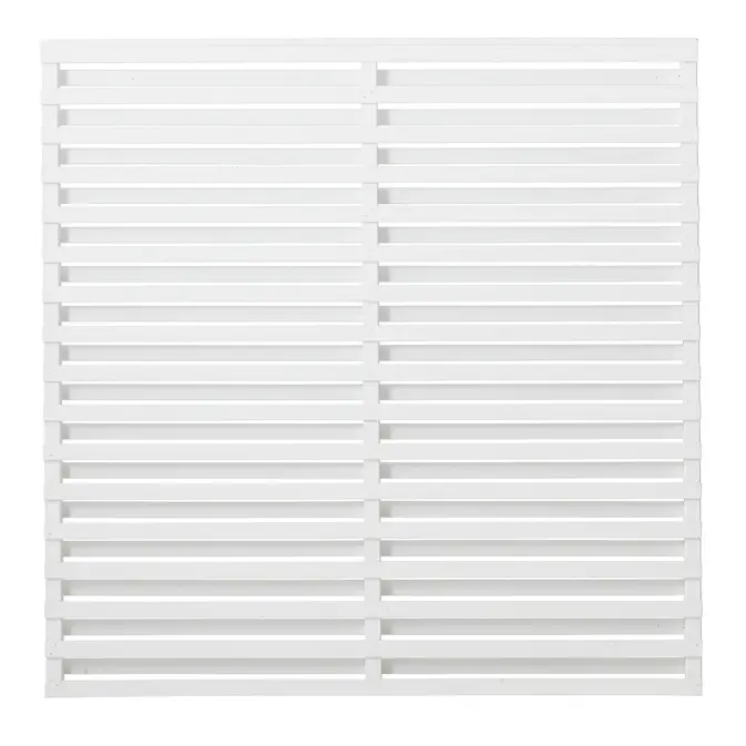 Gjerde PLUS Osaka Grunnet Hvit 180×180 cm