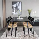 Spisegruppe Venture Home Dipp med 6stk Polly Stoler