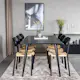 Spisegruppe Venture Home Dipp med 6stk Polly Stoler