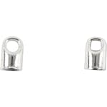 Enderør Creativ Company Forsølvet Metall med Øye for Montering av Lås 1 Pk