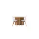 Spisegruppe Venture Home Leo med 4 Edvin Stoler