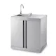 Oppvaskbenk Modul Myoutdoorkitchen Stainless Collection med Oppbevaringsskap