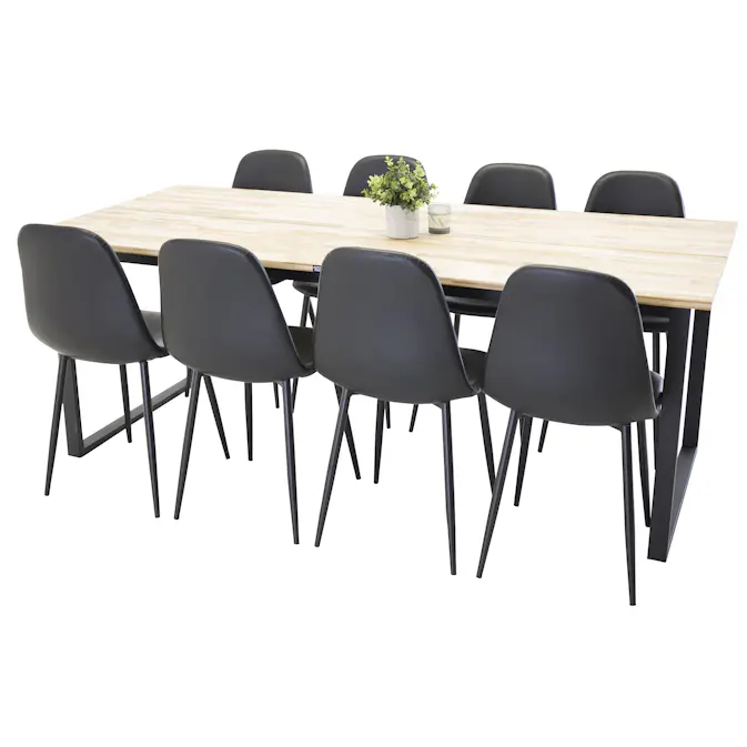 Spisegruppe Venture Home Cirebon med 8 Polar Stoler