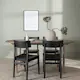 Spisegruppe Venture Home Andy med 4 Montros Stoler
