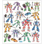 Klistremerker Creativ Company Transformers 15x16,5 cm