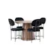 Spisegruppe Venture Home Lanzo med 6 Stella Stoler