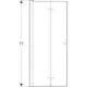 Duschdörr Contura Shower Showerama Vik