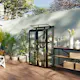Drivhus Metalcraft 91x51x157 cm Sort Rektangulær