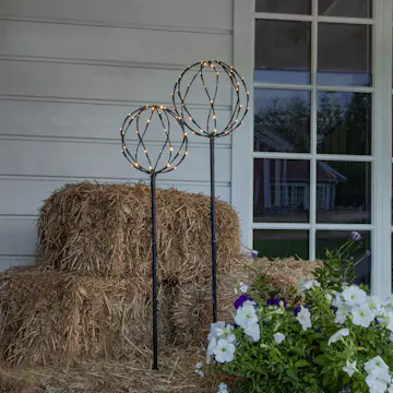 Utendørsdekorasjon Star Trading Sphere Kule 2stk LV