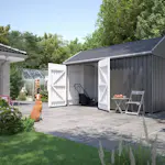 Utebod PLUS Classic Multi Hagehus 2 Moduler Dobbeldør Lukket 10m2