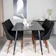 Spisegruppe Venture Home Dipp med 6 Leone Stoler