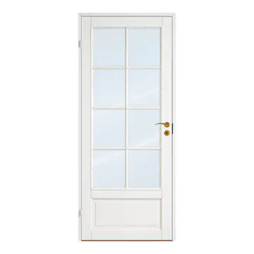 Innerdør Scanflex Skjold Klarglass 2x4