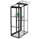 Drivhus Metalcraft 91x51x157 cm Sort Rektangulær