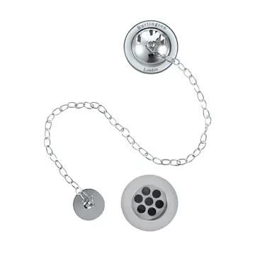 Overløpsavløp Burlington W3 Med Propp og Kjede