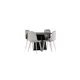 Spisegruppe Venture Home Bootcut Ø110 cm med 4 stk Eva Stoler