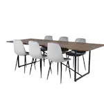 Spisegruppe Venture Home Peo med 6 Phoi Stoler