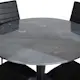 Spisegruppe Venture Home Estelle med 4 Sly Stoler Kunstlær