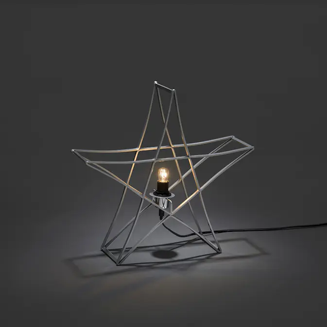 Adventsstjerne Gnosjö Konstsmide Stående 40 cm Metall