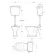 Toalett Imperial Astoria Deco LL