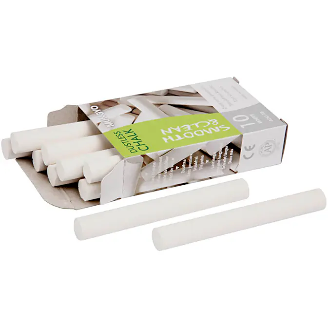 Tavlekritt Creativ Company Hvit 8 cm 1 Pk