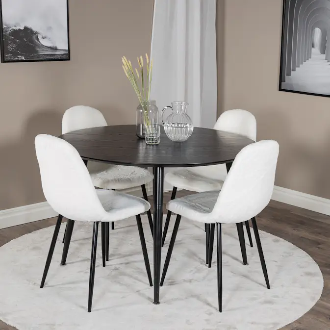 Spisegruppe Venture Home Dipp med 4 Polar Stoler