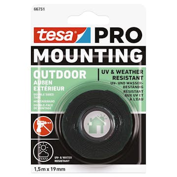 Monteringstape Tesa Pro Utendørs 19 mm