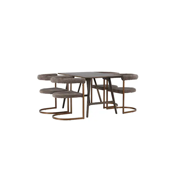 Spisegruppe Venture Home Kaseidon med 4 stk Morning Stoler
