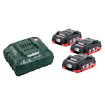 Batterisett Metabo 3X4,0AH LIHD
