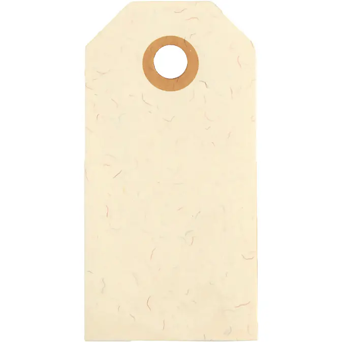 Manillamerker Creativ Company Str 4x8 cm Natur 1 Pk