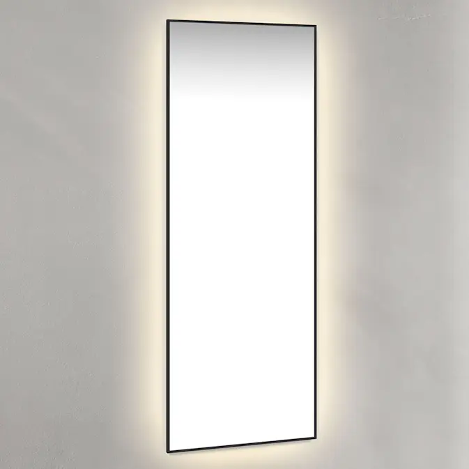 Spegel Macro Design Crown Avlång Ambilight Med Ram