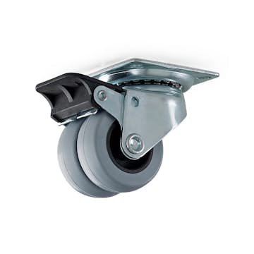 Møbelhjul Habo 4105 med Brems 50 mm