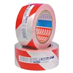 Advarselstape Tesa 50 mm 33 m Rød/Hvit